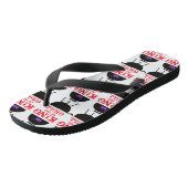 キングオブザグリルブラックパープルクラウンレッド ビーチサンダル (アングル)