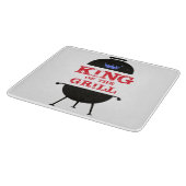 キングオブザグリルブルークラウンレッド カッティングボード (角)