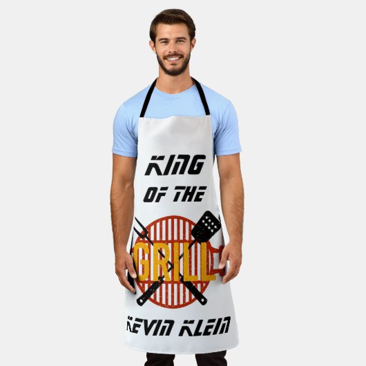 キングオブザグリル エプロン (着用した状態)