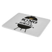 キングオブザグリル、ブラック金ゴールドクラウン カッティングボード (角)