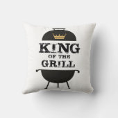 キングオブザグリル、ブラック金ゴールドクラウン クッション (裏面)