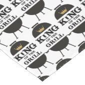 キングオブザグリル、ブラック金ゴールドクラウン ショートテーブルランナー (コーナー)