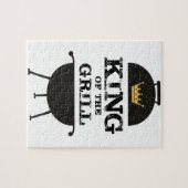 キングオブザグリル、ブラック金ゴールドクラウン ジグソーパズル (横)
