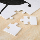 キングオブザグリル、ブラック金ゴールドクラウン ジグソーパズル (側面)