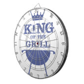 キングオブザグリル、ブルー ダーツボード (正面右)
