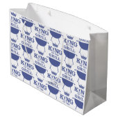 キングオブザグリル、ブルー ラージペーパーバッグ (裏面アングル)