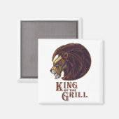 キングオブザグリル マグネット (正面/裏面)