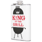キングオブザグリル、白黒クラウンレッド フラスク (左)