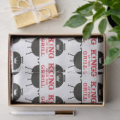 キングオブザグリル、白黒クラウンレッド 薄葉紙 (ギフト)