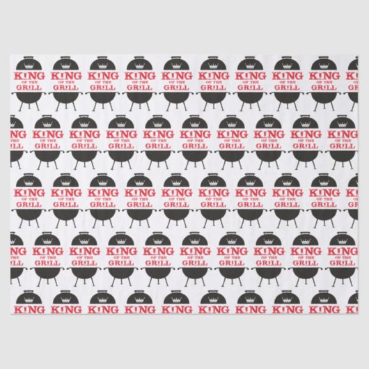 キングオブザグリル、白黒クラウンレッド 薄葉紙 (正面)