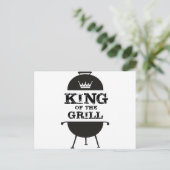 キングオブザグリル、白黒クラウン ポストカード (スタンド正面)