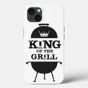 キングオブザグリル、白黒 iPhone 13ケース