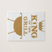 キングオブザグリル、金ゴールド ジグソーパズル (横)