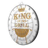 キングオブザグリル、金ゴールド ダーツボード (正面右)