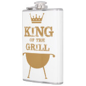 キングオブザグリル、金ゴールド フラスク (左)