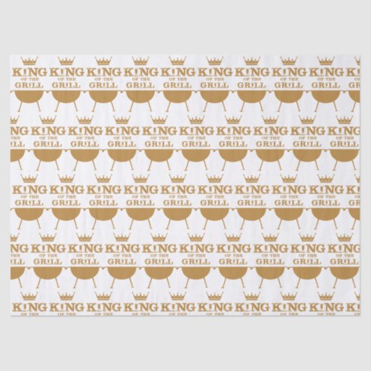 キングオブザグリル、金ゴールド 薄葉紙 (正面)