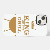 キングオブザグリル、金ゴールド iPhoneケース (裏面横)
