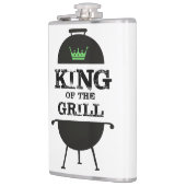 キングオブザグリル、黒い緑の王冠 フラスク (左)