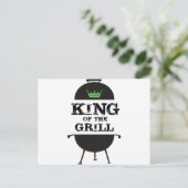 キングオブザグリル、黒い緑の王冠 ポストカード (スタンド正面)