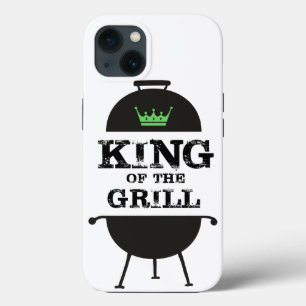 キングオブザグリル、黒い緑の王冠 iPhone 13ケース
