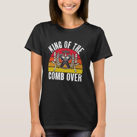 キングオブザコームオーバー理容師 Tシャツ (正面)