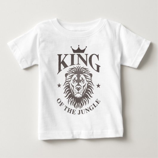 キングオブザジャングルベビーTシャツ ベビーTシャツ (正面)