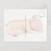 キングオブザジャングルライオンカブ男の赤ちゃん写真誕生 案内ポストカード (裏面)