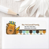 キングオブザジャングル印刷可能住所 シール (インサイチュ)