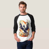キングオブザスカイイーグルスウォープデザイン- Tシャツ (正面フル)