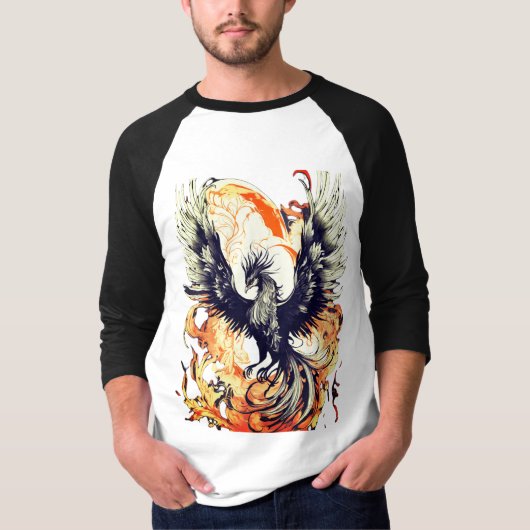 キングオブザスカイイーグルスウォープデザイン- Tシャツ (正面)