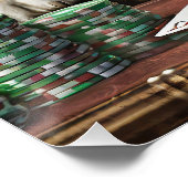 キングオブザテーブルブルドッグカード遊ティシュ紙 ポスター (コーナー)