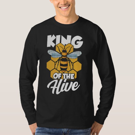 キングオブザハイブ養蜂家ビーハニー Tシャツ (正面)