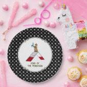 キングオブザマウンテンドッグアジリティデザイン ペーパープレート (パーティー)