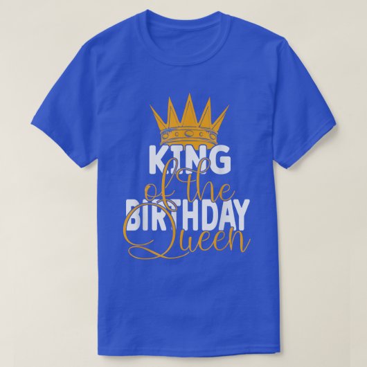 キングオブザ誕生日クイーンウィザーズパーティー Tシャツ (デザイン正面)