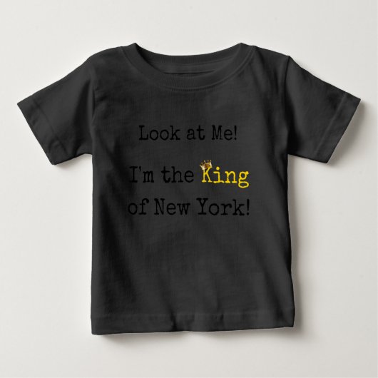 キングオブニューヨーク・シャツ ベビーTシャツ (正面)