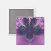 キングオブフォーリーフクローバーズ抽象芸術 マグネット (正面/裏面)