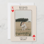 キングオブマイハートカスタムフォトバレンタイン シーズンカード (正面)