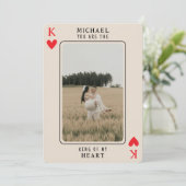 キングオブマイハートカスタムフォトバレンタイン シーズンカード (スタンド正面)