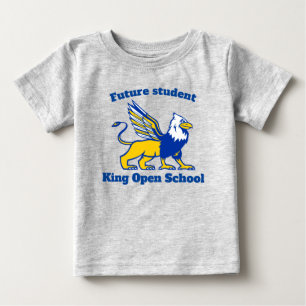 キングオープンの未来の学生 ベビーTシャツ