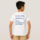 キングオープンROARS Tシャツ – 子供 (裏面フル)