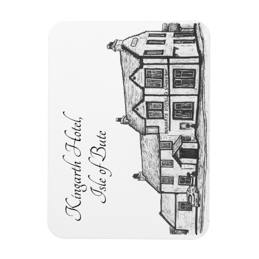 キングガースホテルイスルオブビュート –  マグネット (縦)
