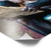 キングキンプ現実主義ミートアポップ・アートのート威厳のある フォトプリント            (角)