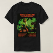 キングギザードとリザードウィザードツアーのポスター Tシャツ (デザイン正面)
