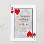 キングクイーン遊ズカード招待状 招待状 (正面/裏面)