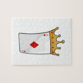 キングクラウン付きダイヤモンドエース ジグソーパズル (横)