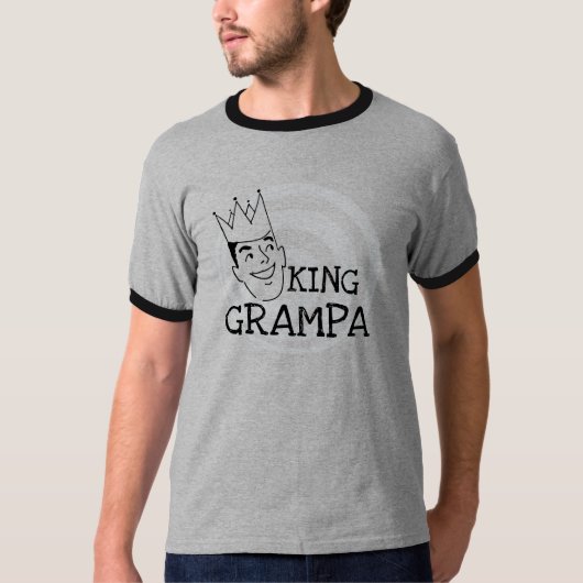 キンググランパTシャツとギフト Tシャツ (正面)
