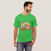キングケーキの水彩画 Tシャツ (正面フル)