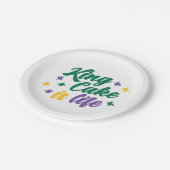 キングケーキは命 ペーパープレート (アングル)