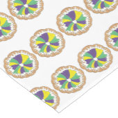 キングケーキニューオーリンズノーラマルディグラカーニバル ミディアムテーブルランナー (コーナー)