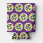 キングケーキニューオーリンズノーラマルディグラカーニバル 缶クーラー (正面)